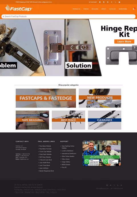 Fastcap Homepage 1440px