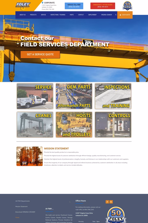 Foley-Material-Handling Homepage 1440px