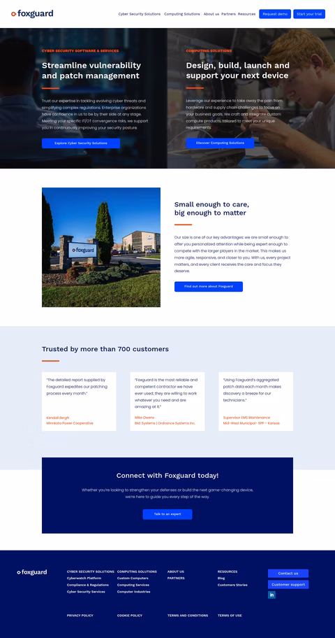 Foxguard-Solutions Homepage 1440px