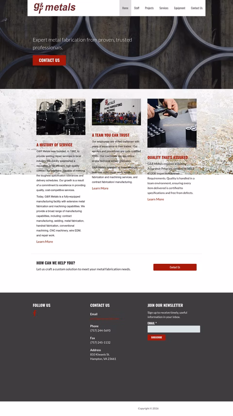 G-R-Metals Homepage 1440px