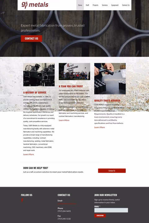 G-R-Metals Homepage 1440px