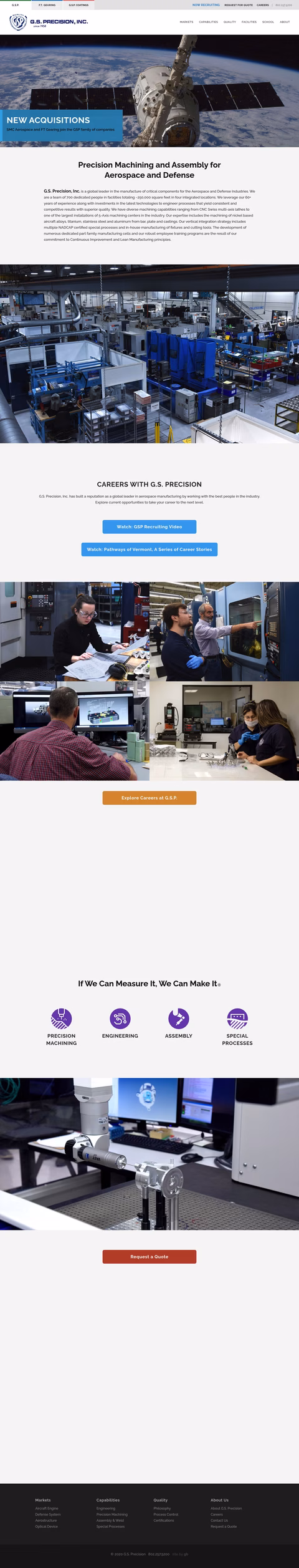 G-S-Precision Homepage 1440px