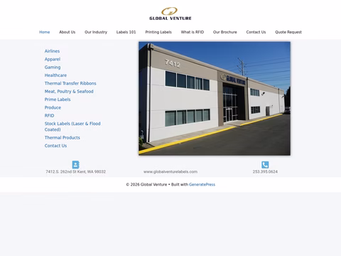 Global-Venture Homepage 1440px