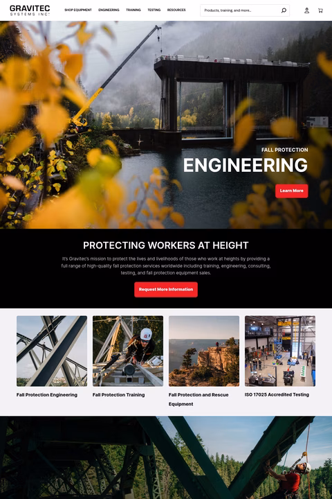 Gravitec-Systems Homepage 1440px