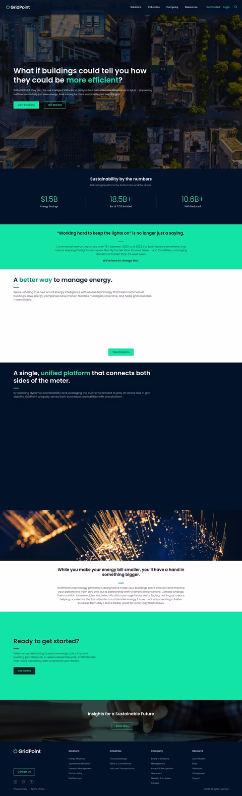 Gridpoint Homepage 1440px