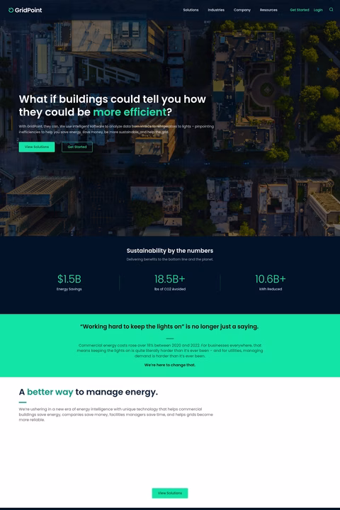 Gridpoint Homepage 1440px