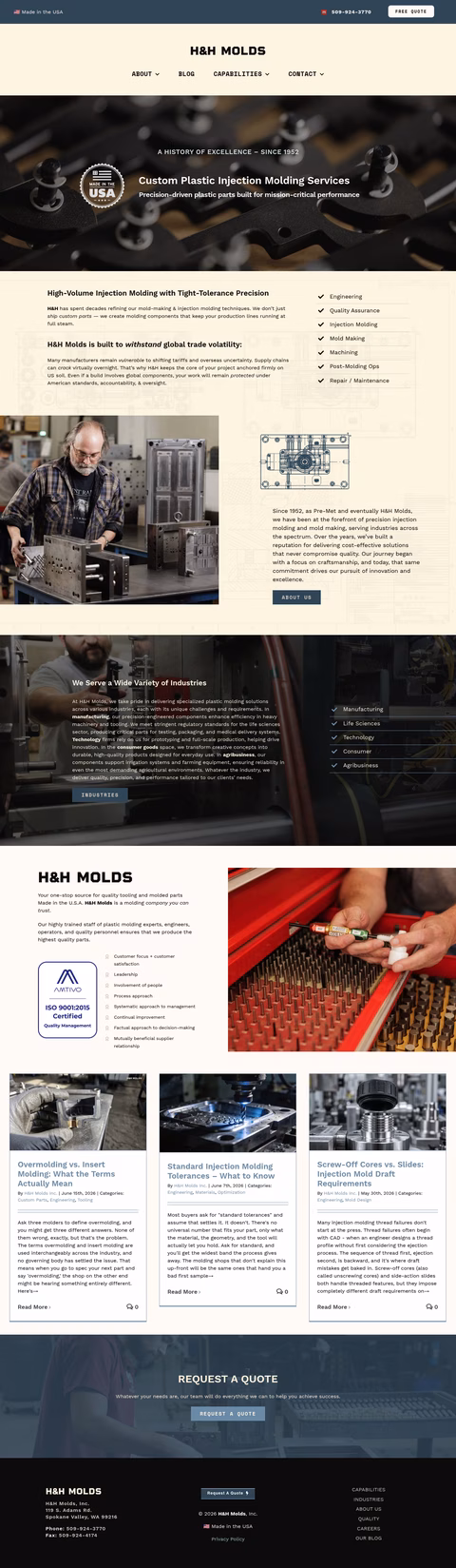H-H-Molds Homepage 1440px