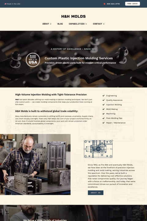 H-H-Molds Homepage 1440px