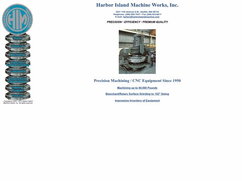 Harbor-Island-Machine-Works Homepage 1440px