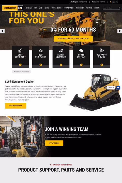 N-C-Machinery Homepage 1440px