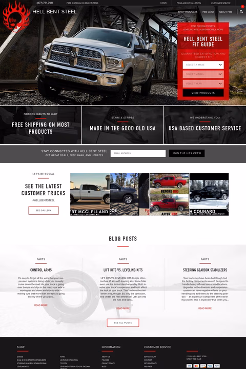 Hell-Bent-Steel Homepage 1440px