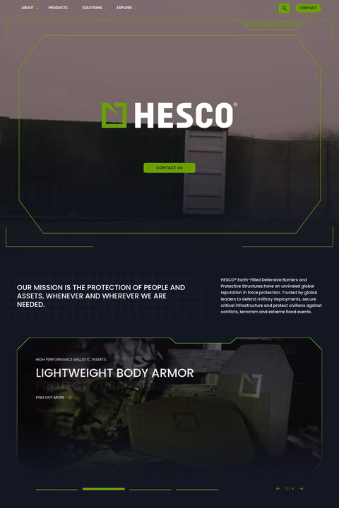 Hesco Homepage 1440px