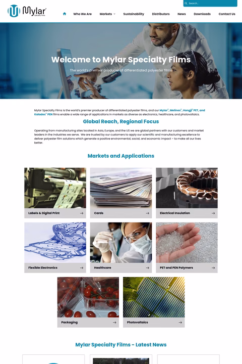 Mylar-Specialty-Films Homepage 1440px