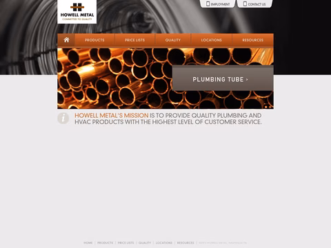 Howell-Metal Homepage 1440px