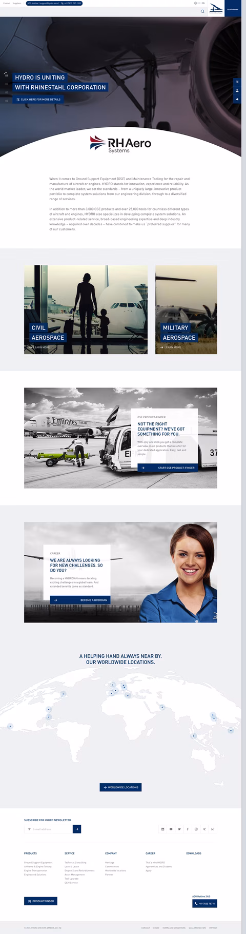 Hydro-Systems Homepage 1440px