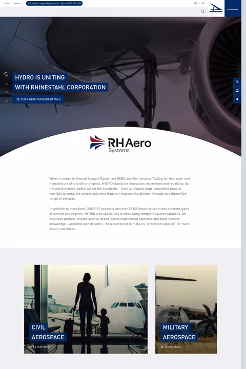 Hydro-Systems Homepage 1440px