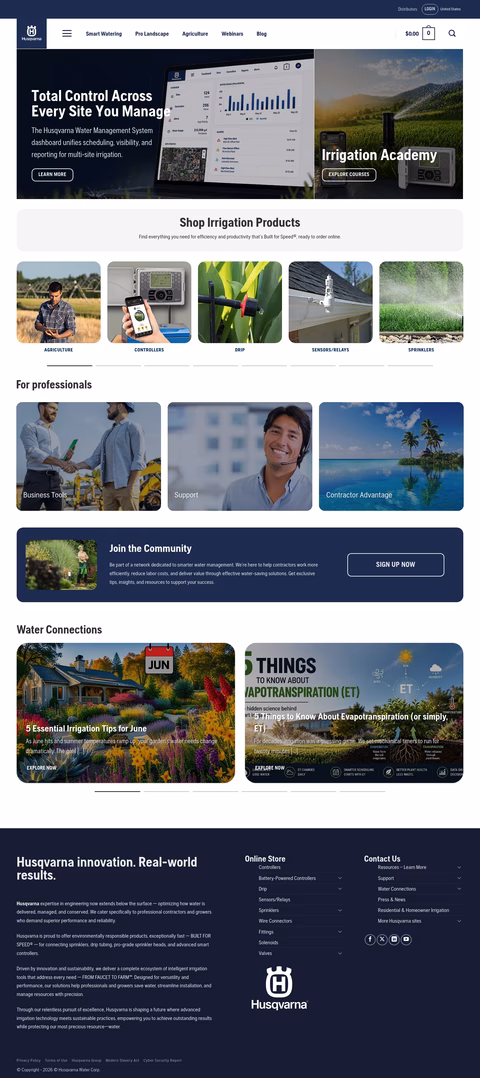 Husqvarna-Water Homepage 1440px