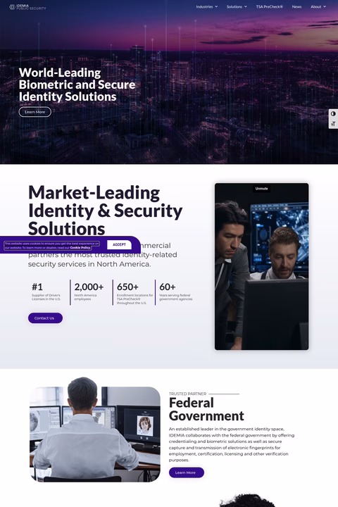 Idemia-Public-Security Homepage 1440px