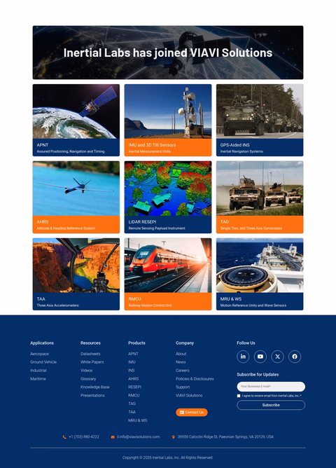 Inertial-Labs Homepage 1440px