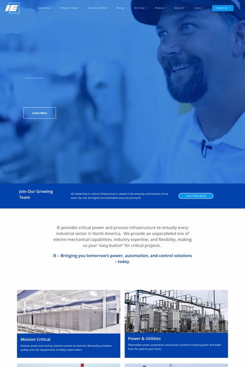 Intermountain-Electronics Homepage 1440px
