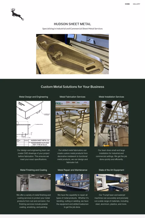 Hudson-Sheet-Metal Homepage 1440px