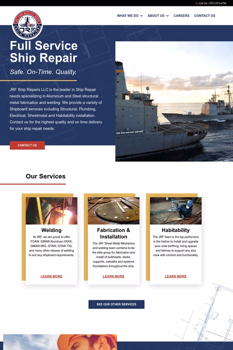 Jrf-Ship-Repairs Homepage 1440px