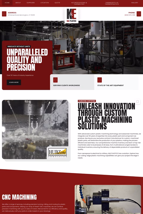 K-E-Plastics Homepage 1440px