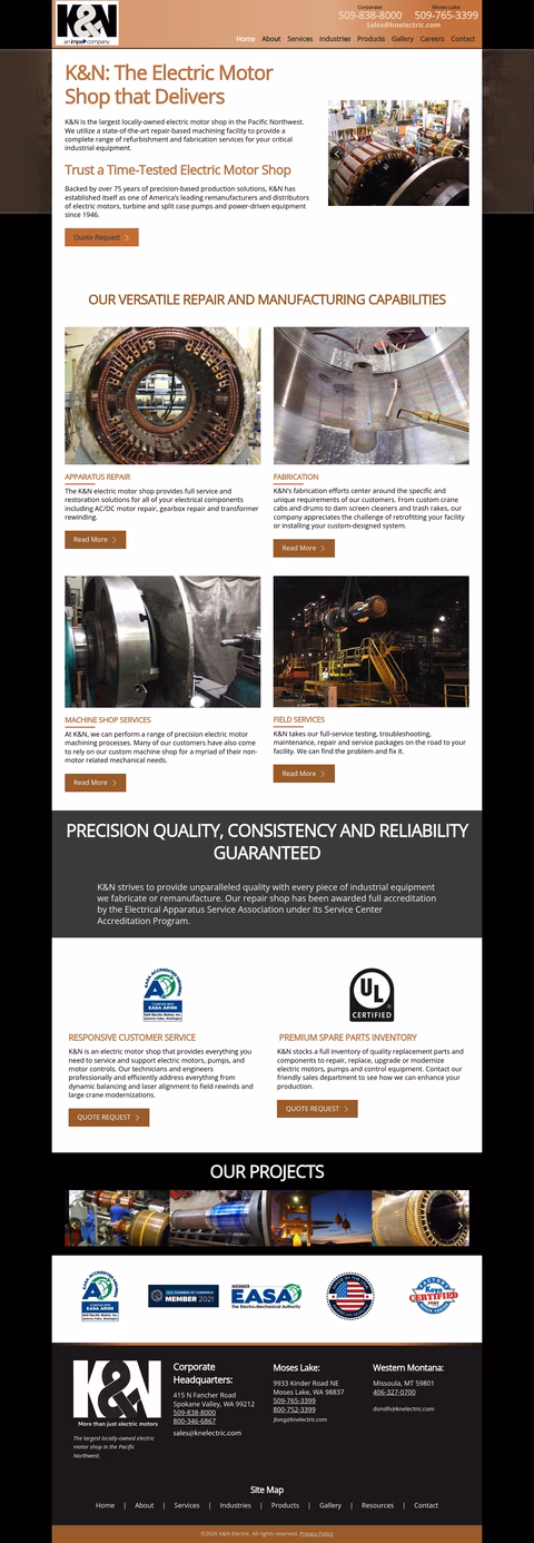 K-N-Electric-Motors Homepage 1440px