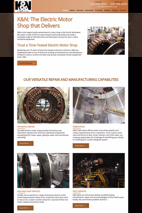 K-N-Electric-Motors Homepage 1440px