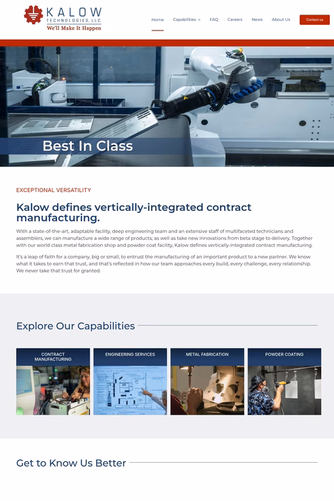 Kalow-Technologies Homepage 1440px