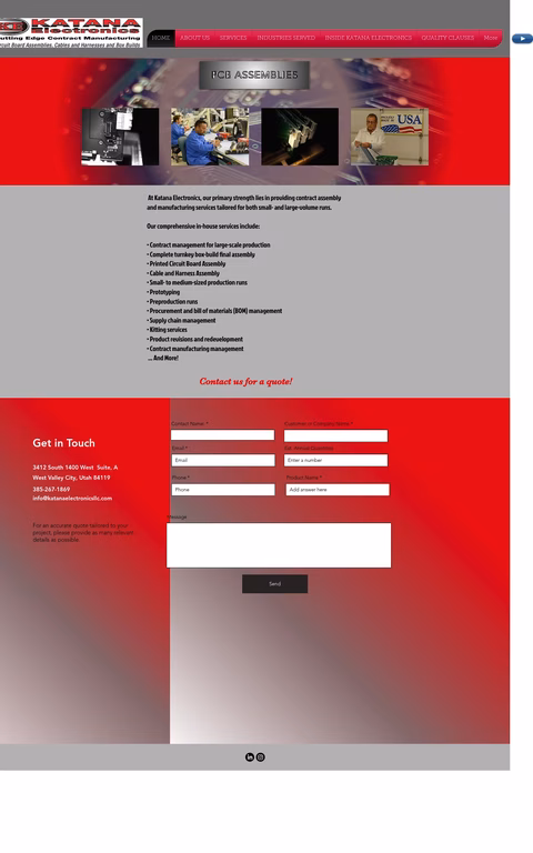 Katana-Electronics Homepage 1440px