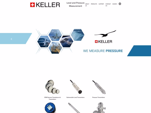 Keller-Pressure Homepage 1440px