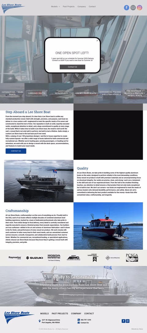 Lee-Shore-Boats Homepage 1440px