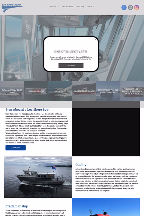 Lee-Shore-Boats Homepage 1440px