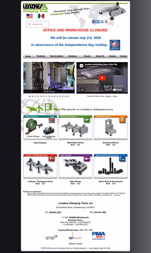 Lenzkes-Clamping-Tools Homepage 1440px