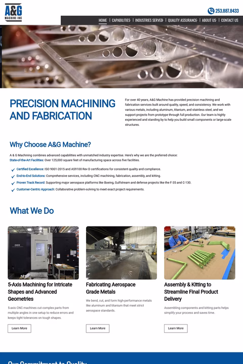A-G-Machine Homepage 1440px