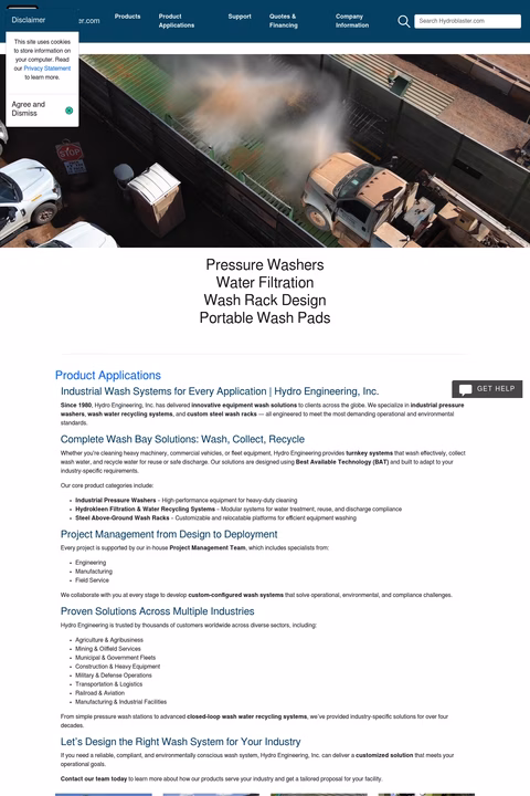 Hydro-Engineering Homepage 1440px