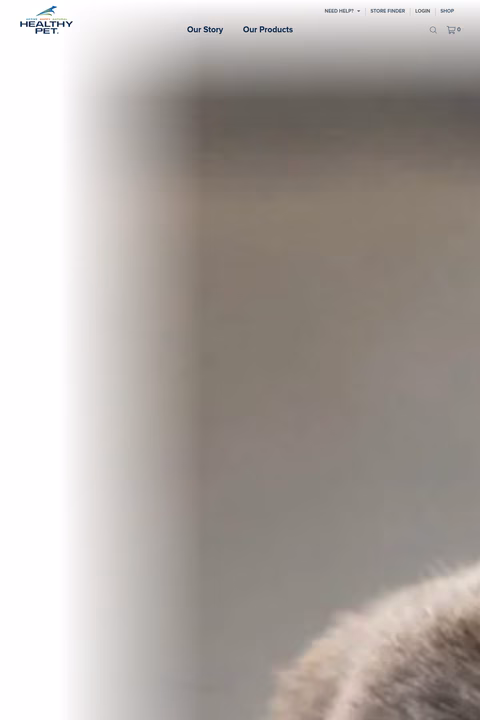 Healthy-Pet Homepage 1440px