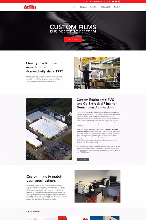 Achilles-Usa Homepage 1440px