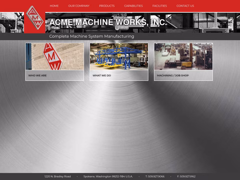 Acme-Machine-Works Homepage 1440px