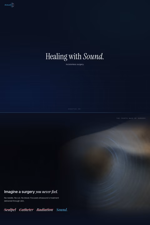 Acoustiic Homepage 1440px
