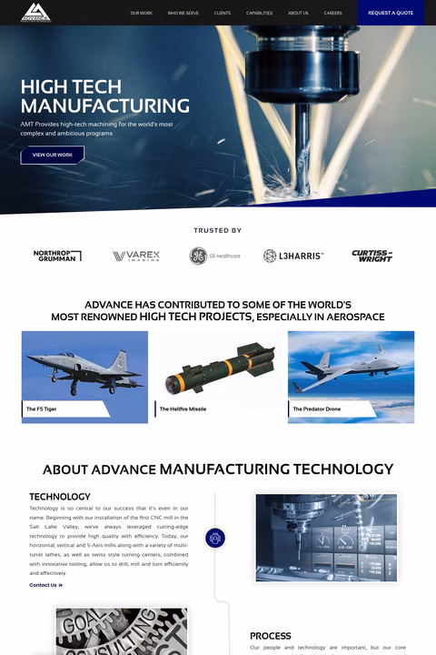 Advance-Manufacturing-Technology Homepage 1440px
