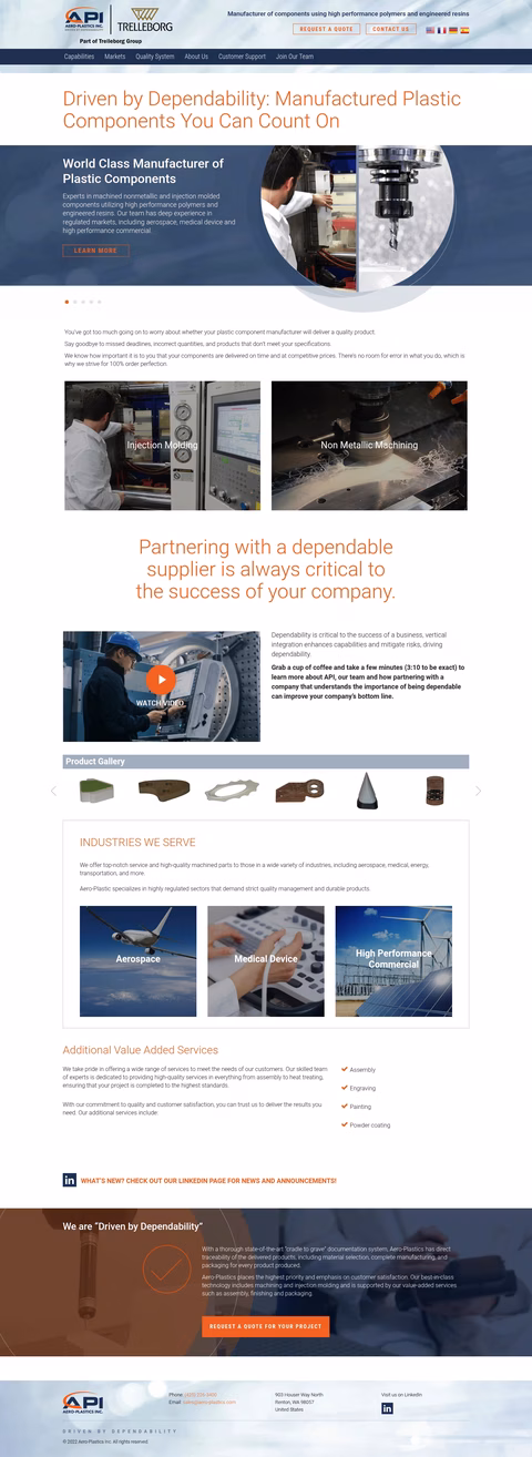 Aero-Plastics-Inc Homepage 1440px
