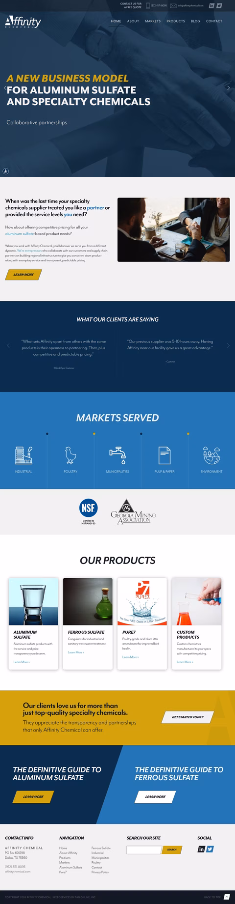 Affinity-Chemical Homepage 1440px