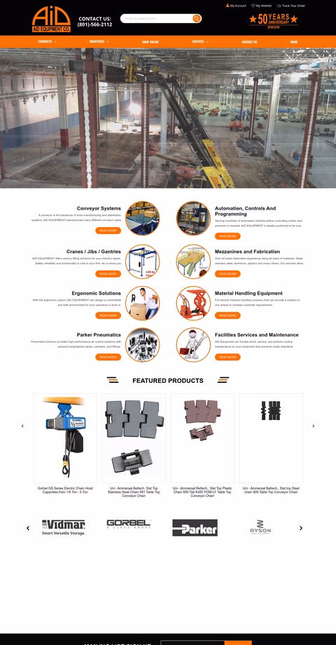 Aid-Equipment Homepage 1440px