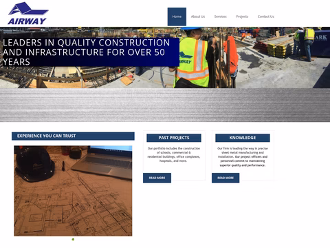 Airway-Sheet-Metal-Company Homepage 1440px