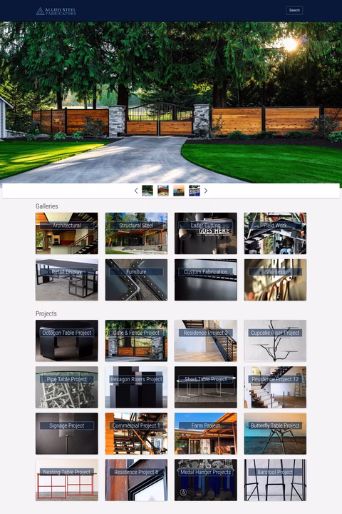 Allied-Steel-Fabricators Homepage 1440px