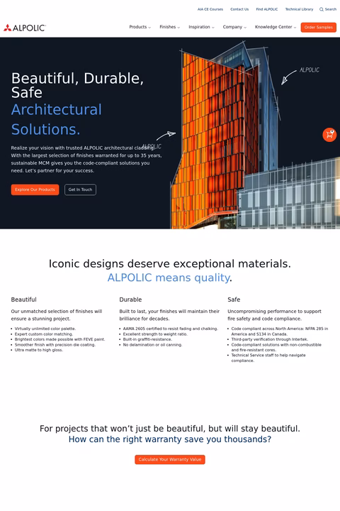Alpolic-Materials Homepage 1440px