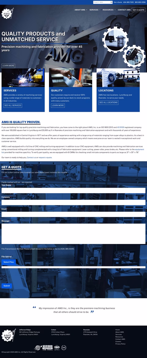 Amg-Machine-Shop-Fabrication Homepage 1440px