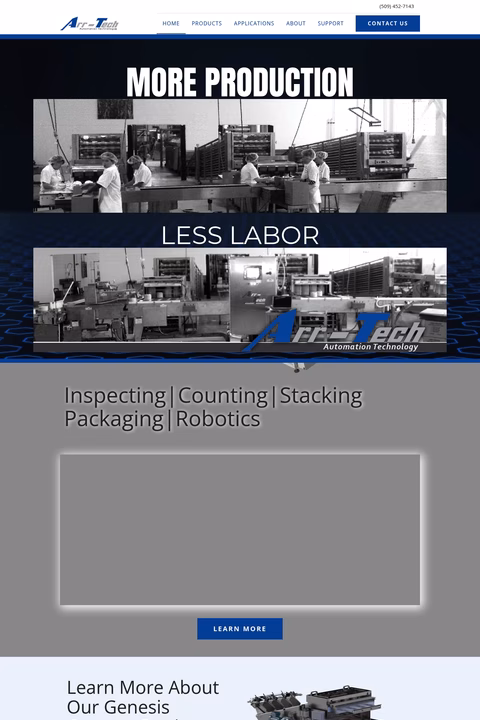 Arr-Tech-Manufacturing Homepage 1440px